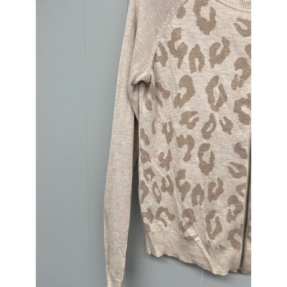 Como Black Full Zip Animal Print Sweat XS - Picture 4 of 8